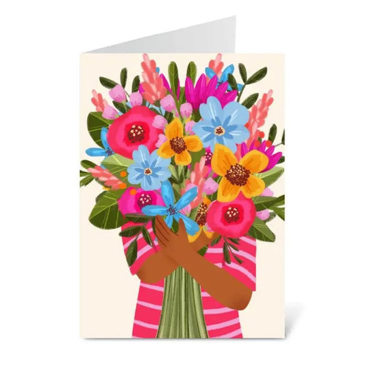 Bunch Of Flowers Greeting Card